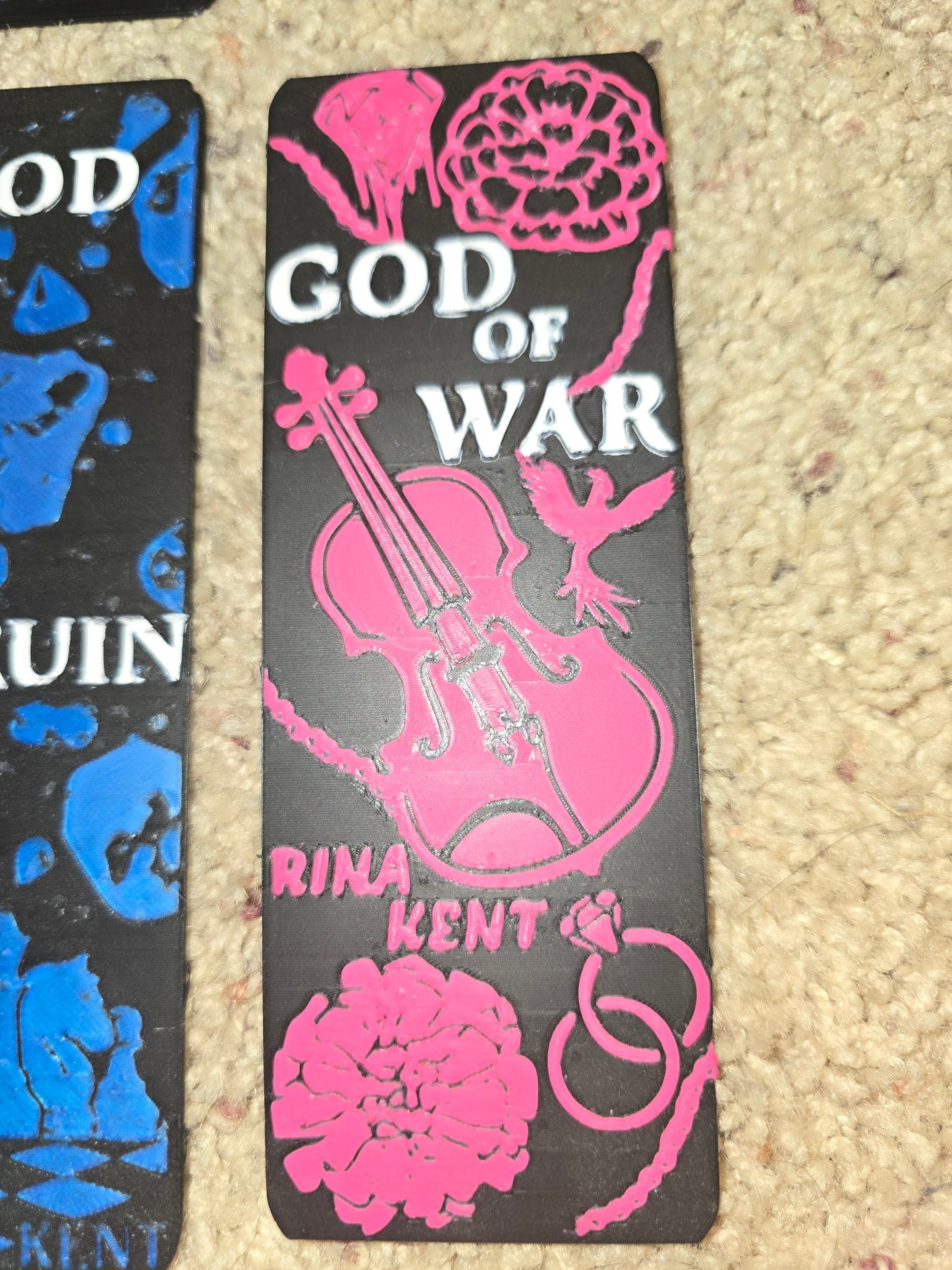 Legacy of Gods Inspired 3D Printed Bookmarks – Dark Romance Bookish Bookmark