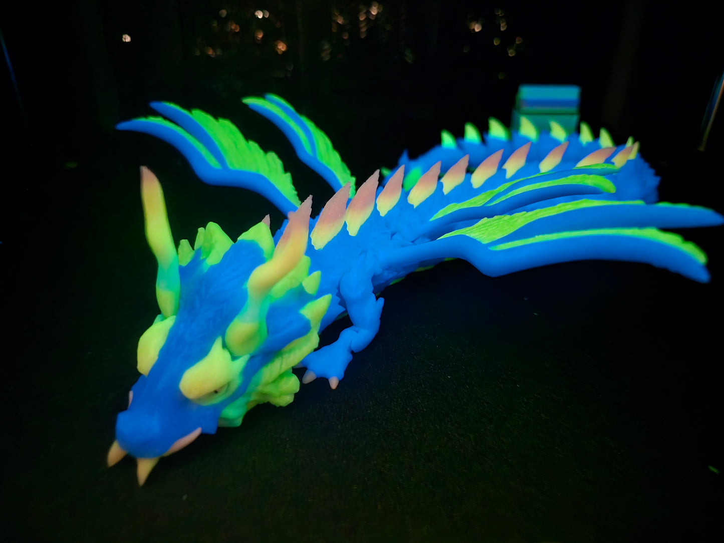 🐉✨ Glow Dragon – Articulated Fantasy Dragon (3D Printed, Multi-Color)
