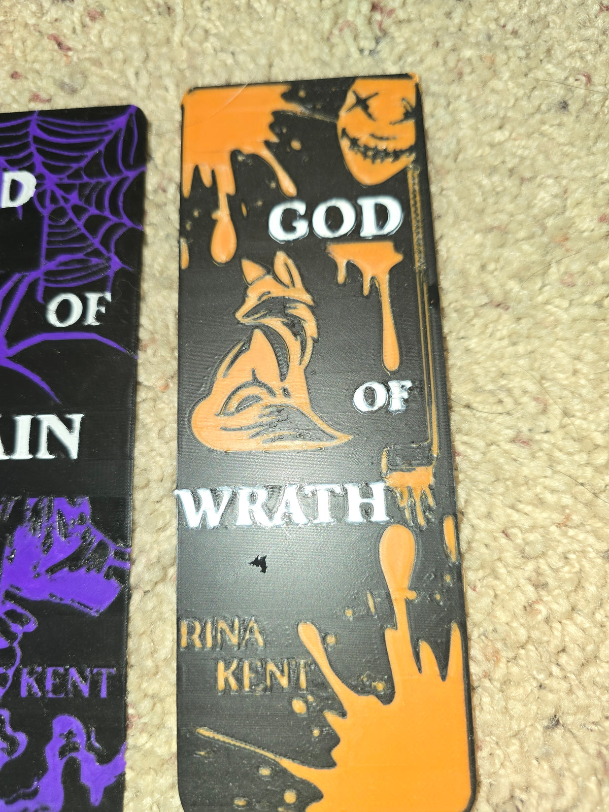 Legacy of Gods Inspired 3D Printed Bookmarks – Dark Romance Bookish Bookmark